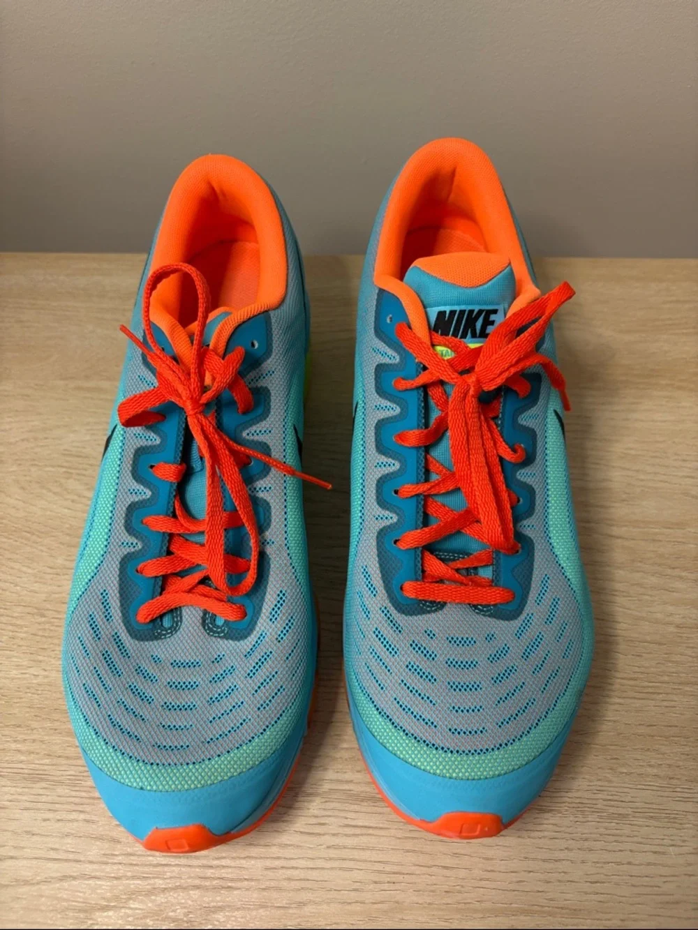 Mens Nike Air Max Tailwind 6 Gamma Blue Waffle Skin Shoes 621225-408 Size 1 2